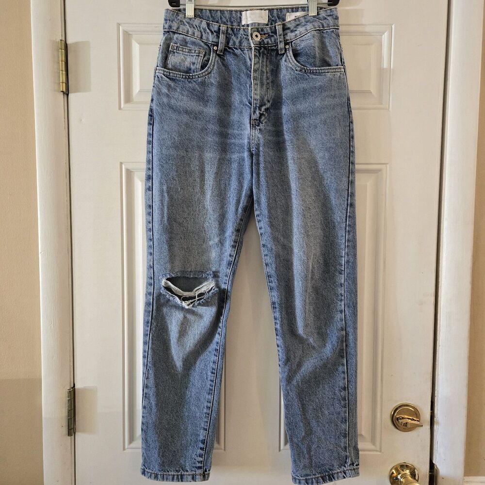 Cotton On Jeans Mom Jeans Straight Leg Denim Women's Size 8 Baggy Boyfriend Y2K